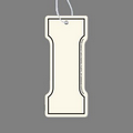 Letter "I" Air Freshener Tag